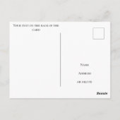 SUP steht oben paddelnd sepia retro Postkarte (Rückseite)