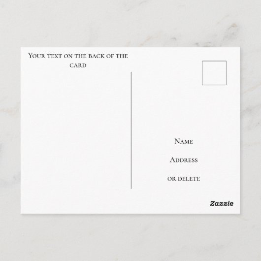 SUP steht oben paddelnd sepia retro Postkarte (Rückseite)