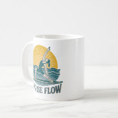 SUP Sunrise Flow Paddleboard Yoga | Grafikdruck Kaffeetasse (Vorderseite Links)
