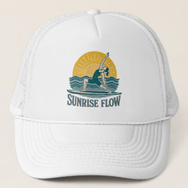 SUP Sunrise Flow Paddleboard Yoga | Grafikdruck Truckerkappe