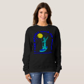 Sup Surfen Stand Up Paddle Paddleboarding Surf Su Sweatshirt (Vorne ganz)