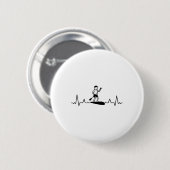 Sup-Surfing Stand-up-Paddel-Surf-Herzschlag-Supboa Button (Vorne & Hinten)