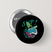 Sup-Surfing Stand Up Paddle Paddling Frosch-Surfin Button (Vorne & Hinten)
