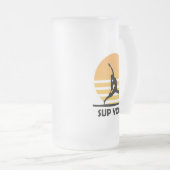 SUP Yoga Steppen Mattglas Bierglas (VorderseiteRechts)