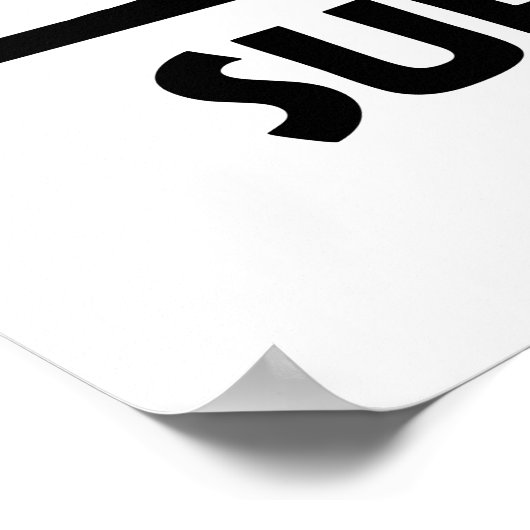 SUP Yoga Steppen Poster (Ecke)