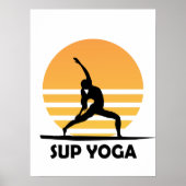 SUP Yoga Steppen Poster (Vorne)