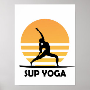 SUP Yoga Steppen Poster