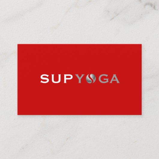 SUP-YOGA VISITENKARTE (Vorderseite)