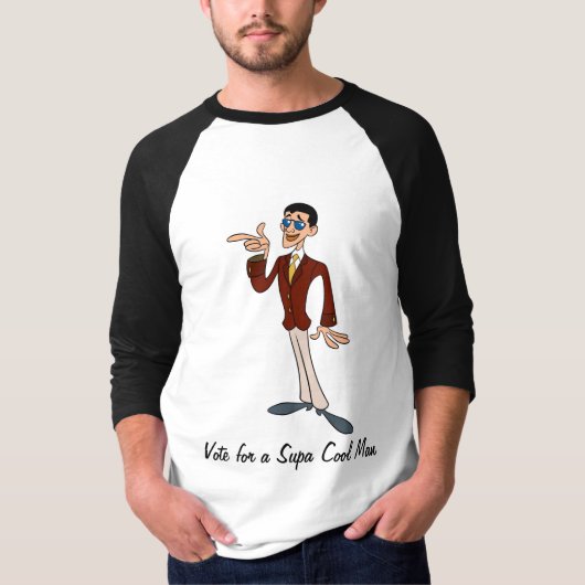 SUPA COOLER MANN - LASSEN SIE US GEHEN SUPA SHIRT (Vorderseite)