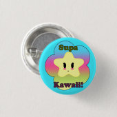 Supa Kawaii Knopf Button (Vorne & Hinten)