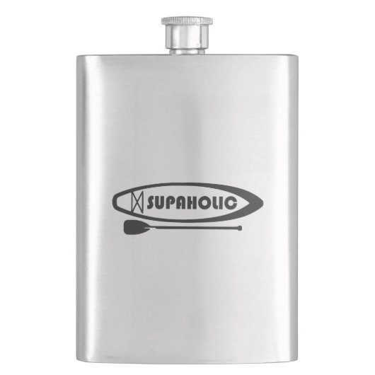 Supaholic Standup Paddleboarding Flachmann (Vorderseite)