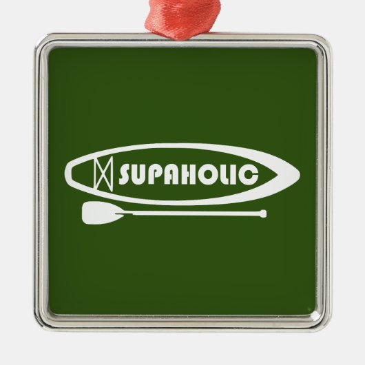 Supaholic Standup Paddleboarding Ornament Aus Metall (Vorne)