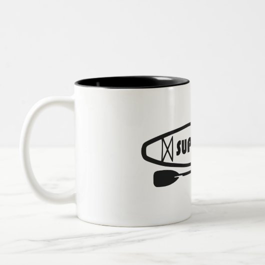 Supaholic Standup Paddleboarding Zweifarbige Tasse (Links)