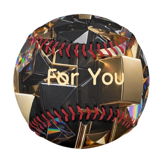 Super-3D-Kristallmosaik Baseball (Rückseite)
