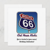 Super 66 einladung (Vorne/Hinten)