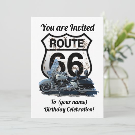 Super 66 einladung (Stehend Vorderseite)