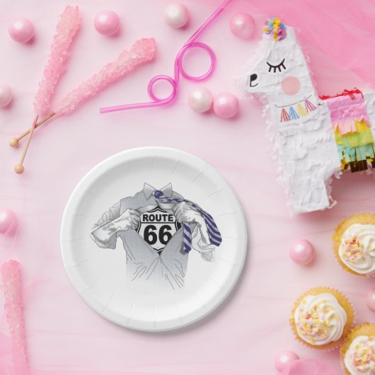 Super 66 Plate Pappteller (Party)
