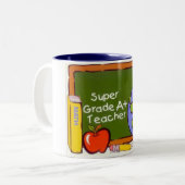 Super A+ Teacher Tasse (Vorderseite Links)