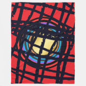 SUPER ABSTRAKT Fleece Blanket (Vorderseite)