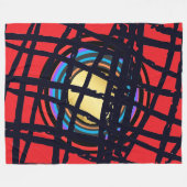 SUPER ABSTRAKT Fleece Blanket (Vorderseite (Horizontal))