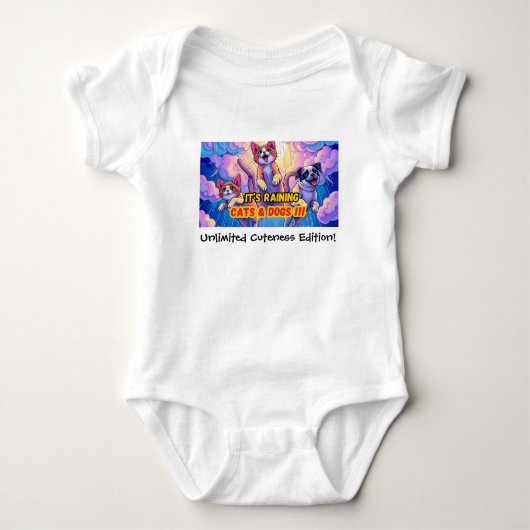 Super Adorable Baby Jersey Bodysuit! Baby Strampler (Vorderseite)