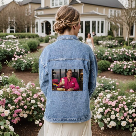 Super Advocate Show Denim Jacke (Hochzeit Rückseite)