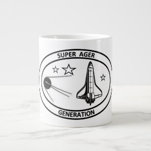 SUPER AGER-Tasse Jumbo-Tasse