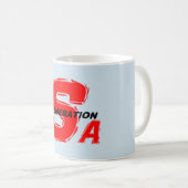 SUPER AGER-Tasse Kaffeetasse (VorderseiteRechts)