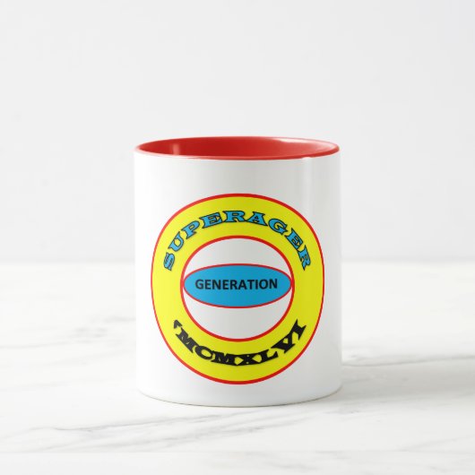 SUPER AGER-Tasse Tasse (Zentrum)