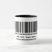 Super Agers BAR CODE Tasse (Zentrum)