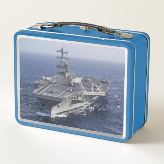 Super Aircraft Carrier Metall Brotdose (Rückseite)