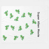 Super Alien Movie Full Character Blanket Fleecedecke (Vorderseite (Horizontal))