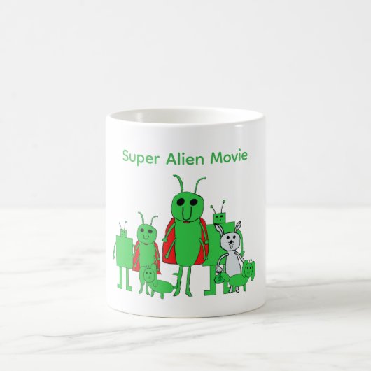 Super Alien Movie Full Character Coffee Mug Kaffeetasse (Mittel)