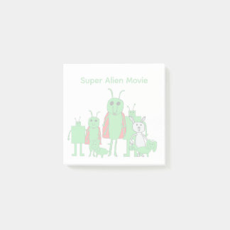 Super Alien Movie Full Character Post-it® Notes Post-it Klebezettel