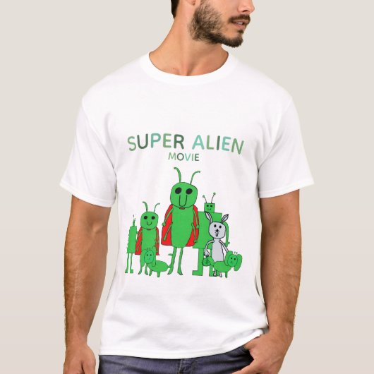 Super Alien Movie Tee w/Cast (Vorderseite)