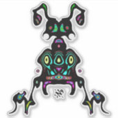 Super Ameise wie Kreatur Aufkleber (Vorderseite)