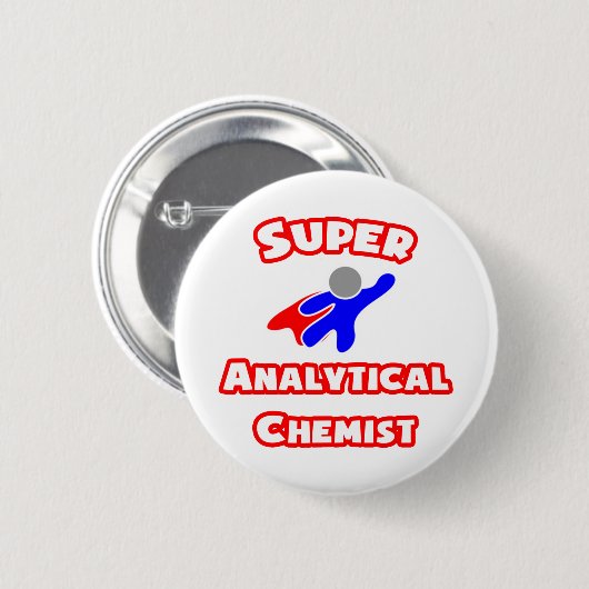 Super Analytical Chemist Button (Vorne & Hinten)