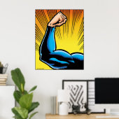 Super-Arm Poster (Heimbüro)