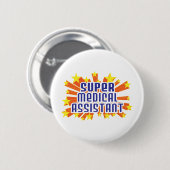 Super Assistenzarzt Button (Vorne & Hinten)