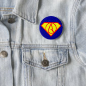 Super atheistischer Knopf Button (Beispiel)
