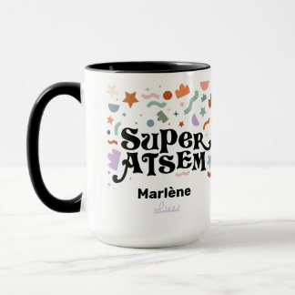 Super ATSEM Zwei-Tone-Kaffee-Tasse Tasse