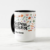 Super ATSEM Zwei-Tone-Kaffee-Tasse Tasse (Vorderseite Links)