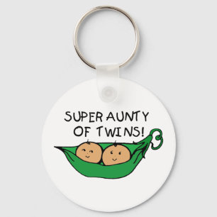 Super Aunty von Twins Pod Schlüsselanhänger