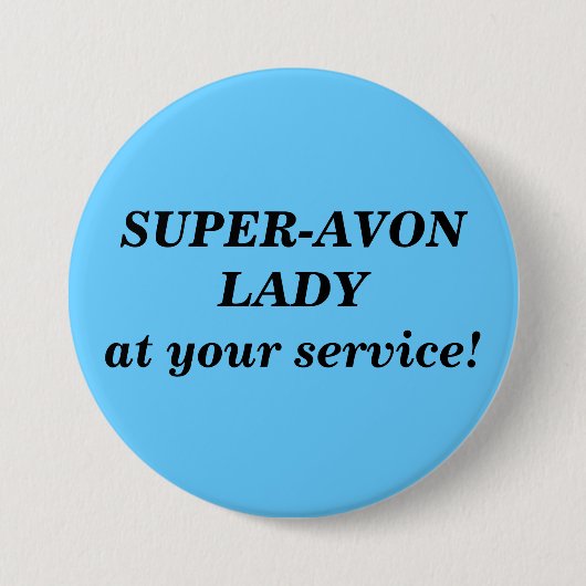 Super-Avon Damenknopf Button (Vorderseite)