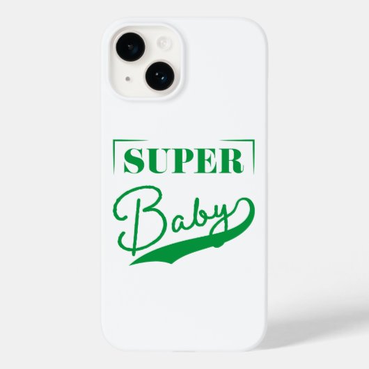 Super Baby Case-Mate iPhone Hülle (Rückseite)