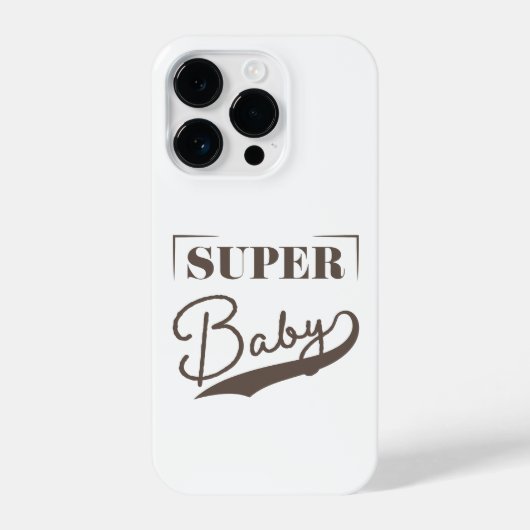 Super Baby iPhone Hülle (Rückseite)