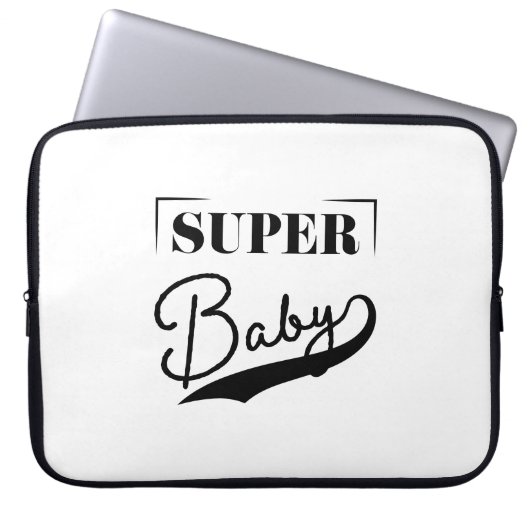 Super Baby Laptopschutzhülle (Vorderseite)