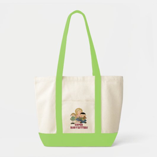 Super Babysitter Tote Bag Tragetasche (Vorne)