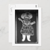 Super Baker Postkarte (Vorne/Hinten)