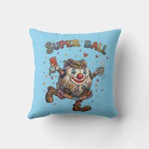  Super Ball Clown Lustiger Fußball Charakter  Kissen
